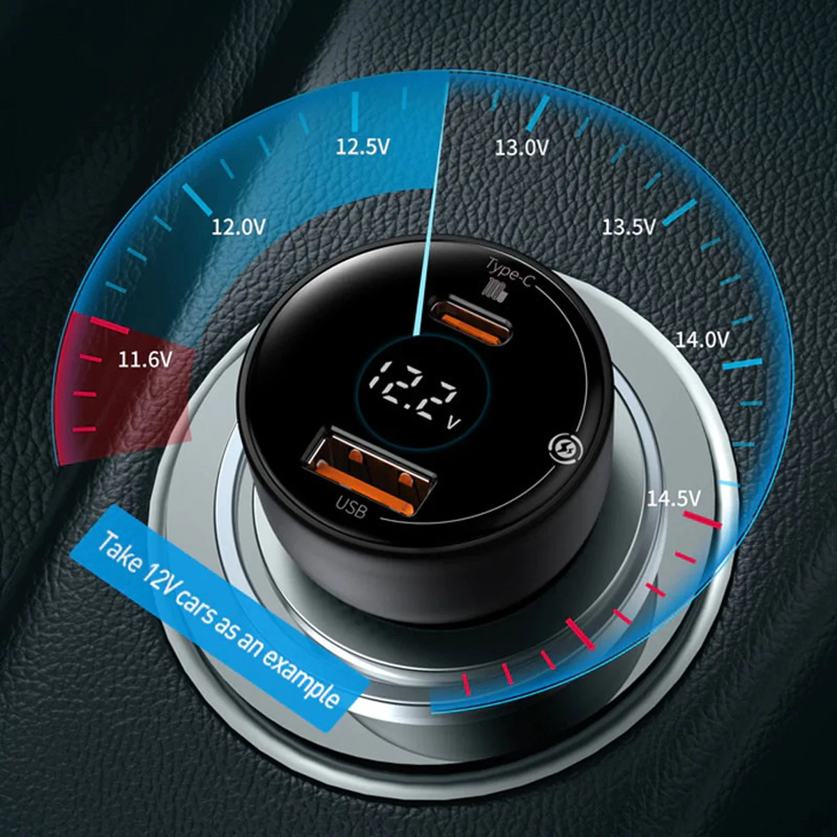 АЗУ Baseus Superme Digital Display PPS 100W USB+Type-C (CCZX-01) Черный