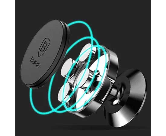 Автодержатель Baseus (SUER-B01) Small Ears Magnetic Suction Bracket Vertical Черный