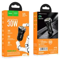 АЗУ Hoco NZ5 Smooth road PD30W + QC3.0 Чорний