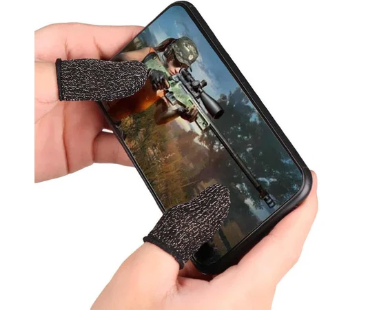 Напальчники игровые Borofone BG1 Superconducting fiber mobile game finger cots Черный