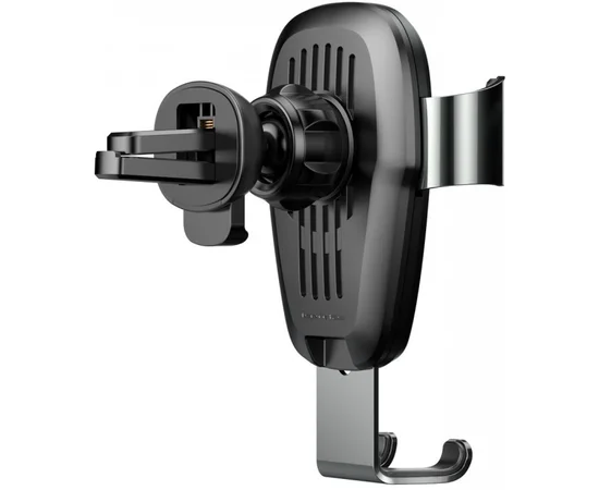 Автодержатель Baseus Metal Gravity (WXYL-B0) c беспроводной зарядкой Серый