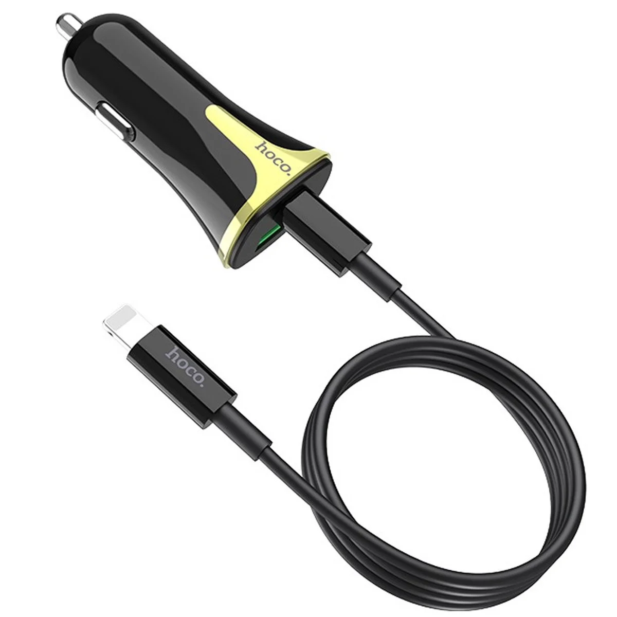 АЗУ Hoco Z31A PD+QC3.0 (1USB/3A) +Type-C to Lightning Черный