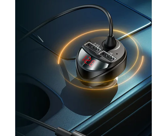 АЗУ Usams US-CC119 C22 (2USB/3.4A) + 3in1 combo кабель Черный