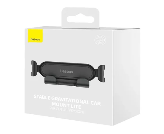 Автодержатель Baseus Stable Gravitational Car Mount Lite (Air Outlet Version) (SUWX01) Черный