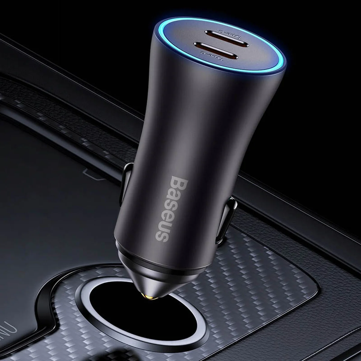 АЗУ Baseus Golden Contactor Pro Dual Type-C+Type-C 40W (CGJP00001) Темно-серый