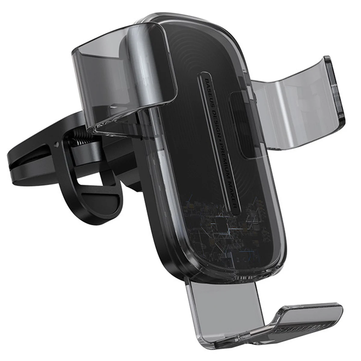 Автодержатель с БЗУ Baseus Explore Gravity Car Mount 15W Черный