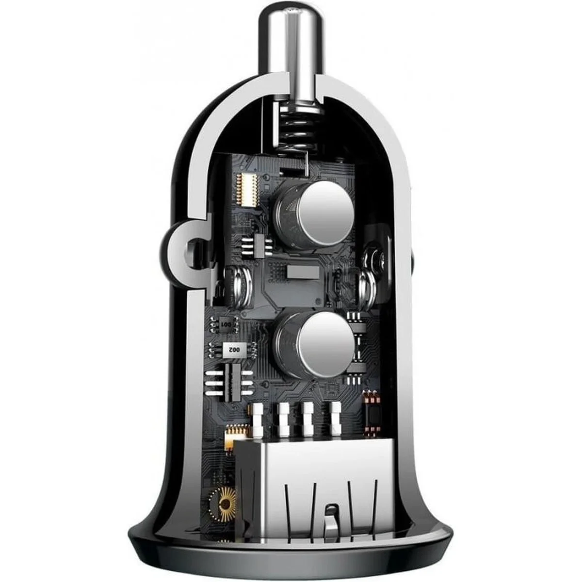 АЗУ Baseus Grain Pro (2USB 4.8A) (CCALLP) Черный