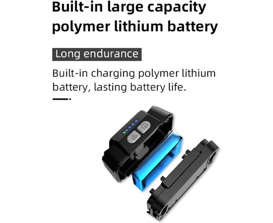 Налобный фонарь аккумулторный LED RGB 1806 Black