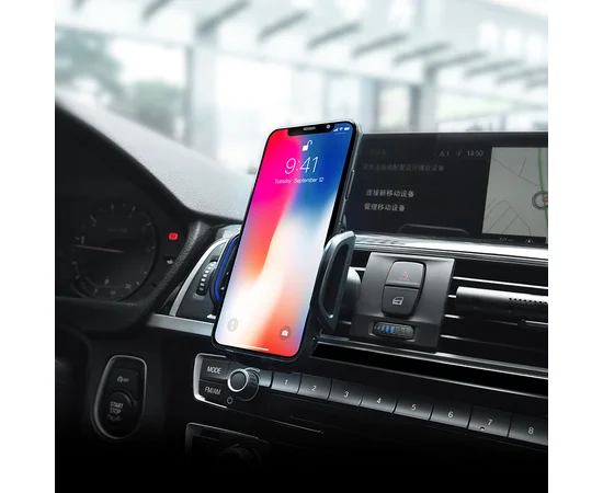 Автодержатель Hoco CA32 с автозахватом Синий