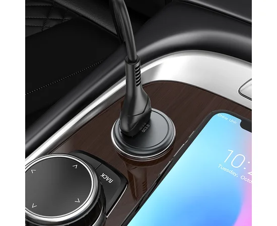 АЗУ Hoco Z43 QC3.0 (1USB/18W) + MicroUSB Черный