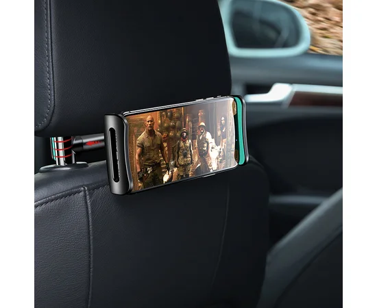 Автодержатель USAMS US-ZJ031 для смартфона и планшета 4-9,7" на подголовник Черный