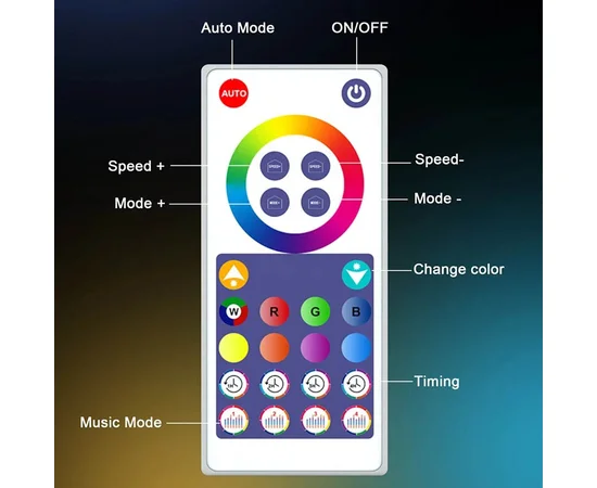 Напольная угловая LED лампа RGB Magic 1 Bluetooth USB with app Black