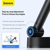 Автодержатель Baseus Simplism gravity car mount (with suction base) (SUYL-JY) Черный