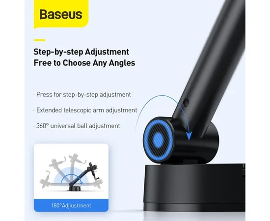 Автодержатель Baseus Simplism gravity car mount (with suction base) (SUYL-JY) Черный