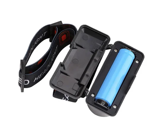 Налобный фонарь LED Double light 1804 Black