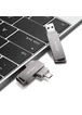 Флеш накопитель USAMS US-ZB199 Type-C+ USB3.0 Rotatable High Speed Flash Drive 32 Gb Iron-grey