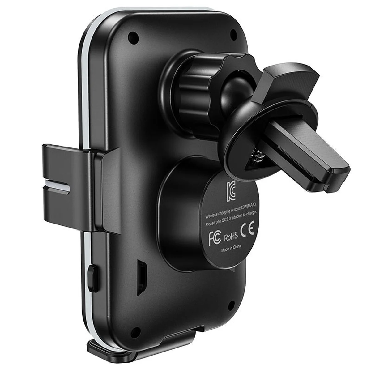 Автодержатель с БЗУ Hoco CA80 Черный