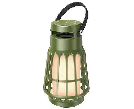 Bluetooth Колонка Hoco BS61 Wild fun outdoor campinh light Olive Green