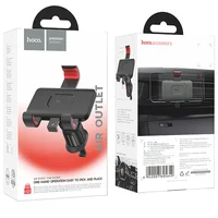 Автотримач Hoco H21 Dragon автоматичний clamp (air outlet) Red and black