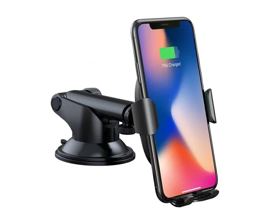 Беспроводное зарядное устройство Baseus Gravity Car Mount (Osculum Type) 1.7A Черный