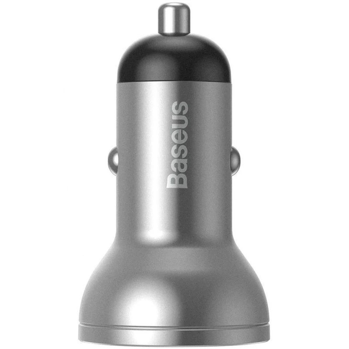 АЗУ Baseus Digital Display Dual USB 4.8A Car Charger 24W (CCBX) Срібний