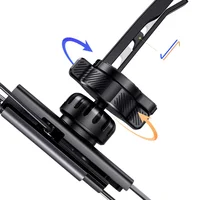 Автодержатель USAMS US-ZJ060 Metal Retractable Gravity Серый