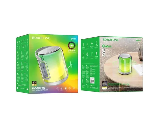 Bluetooth Колонка Borofone BR30 Auspicious colorful sports Gray