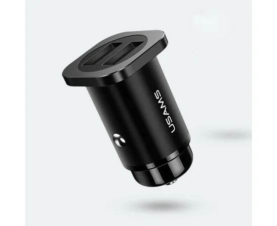 АЗУ USAMS US-CC054 C7 Metal с быстрой зарядкой (2USB 4.8A) Черный