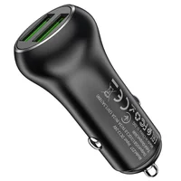 АЗП Hoco Z37 QC3.0 (2USB) Чорний