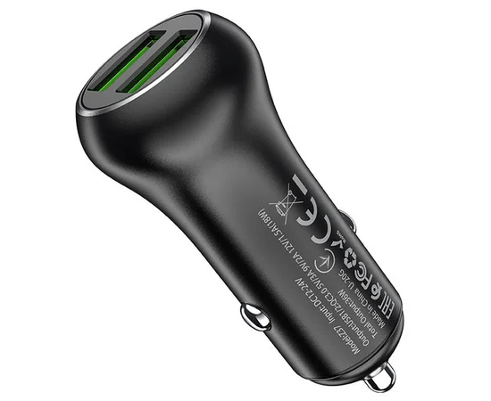 АЗУ Hoco Z37 QC3.0 (2USB) Черный