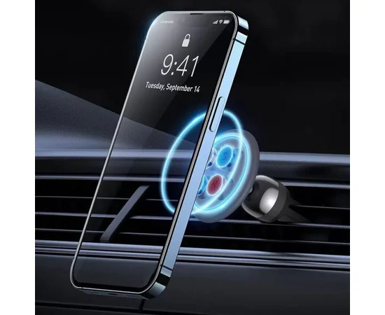 Автодержатель Baseus C01 Magnetic Phone Holder(Air Outlet Version) (SUCC000101) Black