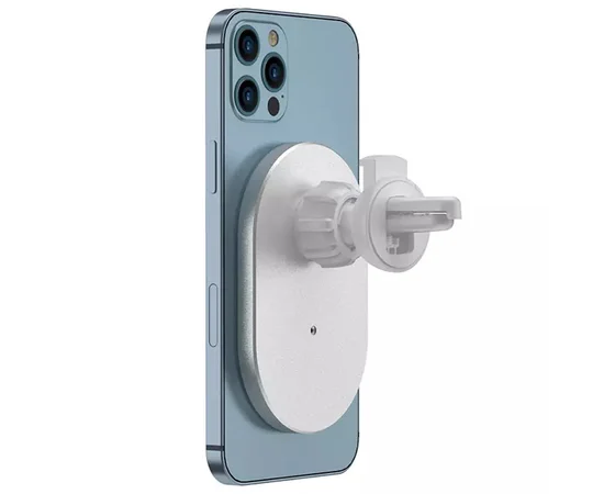 Автодержатель с БЗУ Wiwu MagSafe Wireless Charger Car mount CH-306 15W  White