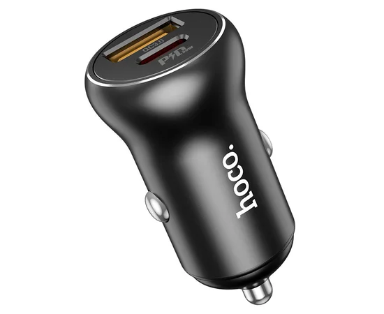 АЗУ Hoco NZ5 Smooth road PD30W + QC3.0 Черный