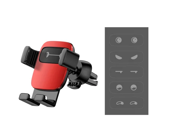 Автодержатель Baseus Cube Gravity Vehicle Mounted Красный