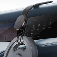 Автодержатель Baseus C02 Pro Series Magnetic Wireless Charging Car Mount Cluster (C40156000111-00) Black