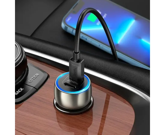 АЗУ Hoco Z48 Tough 40W (2Type-C) Metal gray