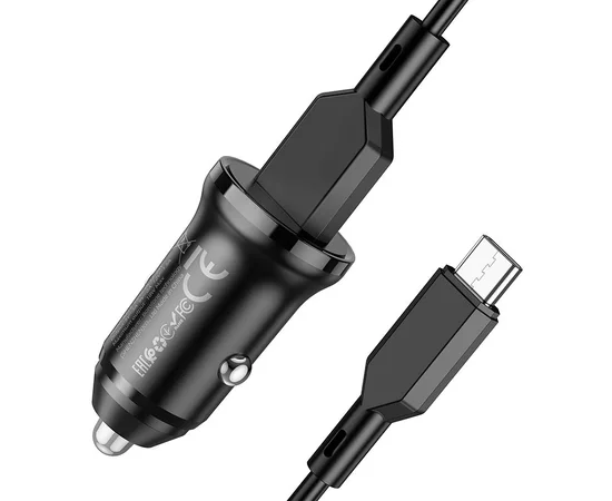 АЗУ Borofone BZ18 QC3.0 + Type-C Черный