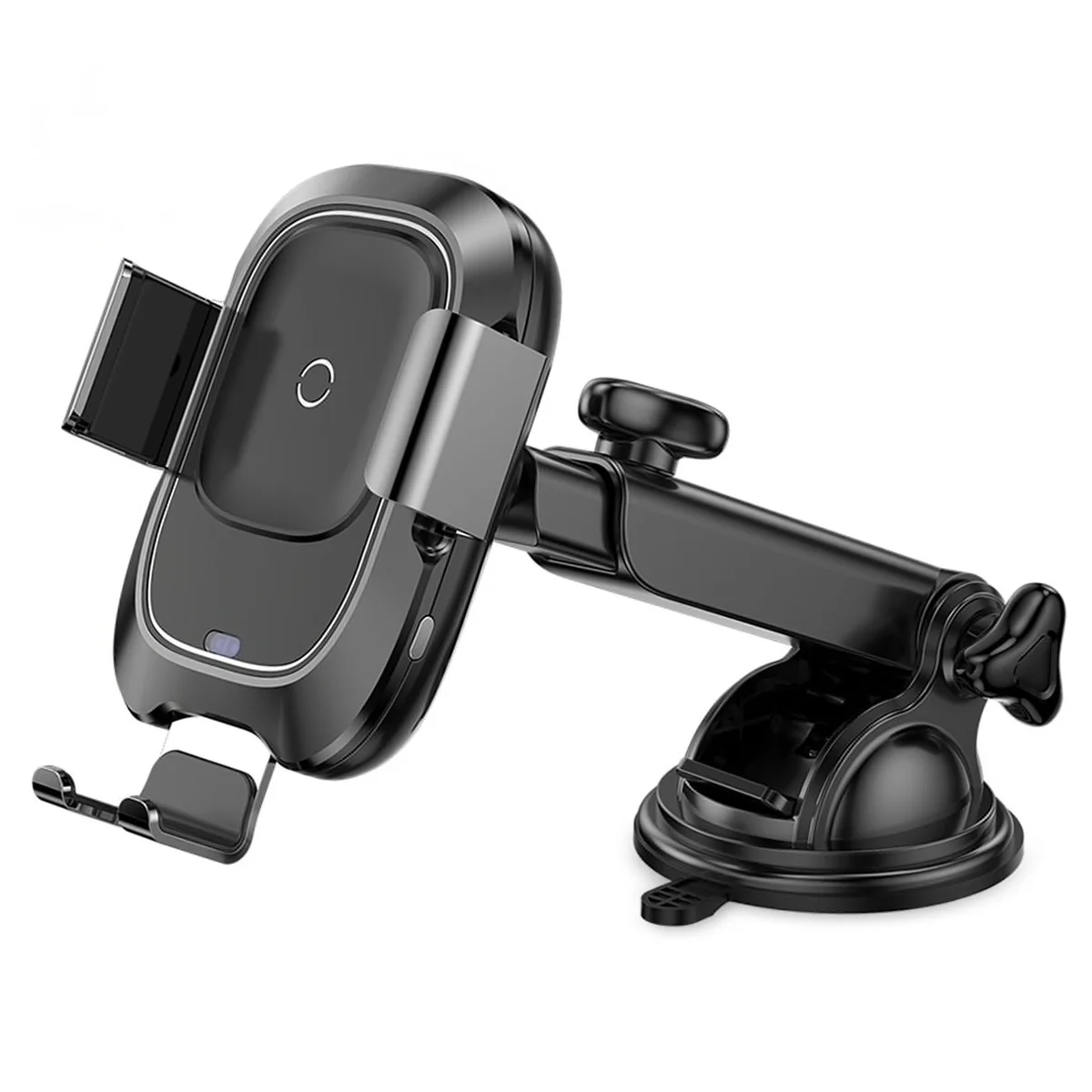 Автотримач із БЗУ Baseus Smart Vehicle Bracket (Osculum Type) (WXZN-B01) Чорний