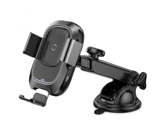Автодержатель с БЗУ Baseus Smart Vehicle Bracket (Osculum Type) (WXZN-B01) Черный