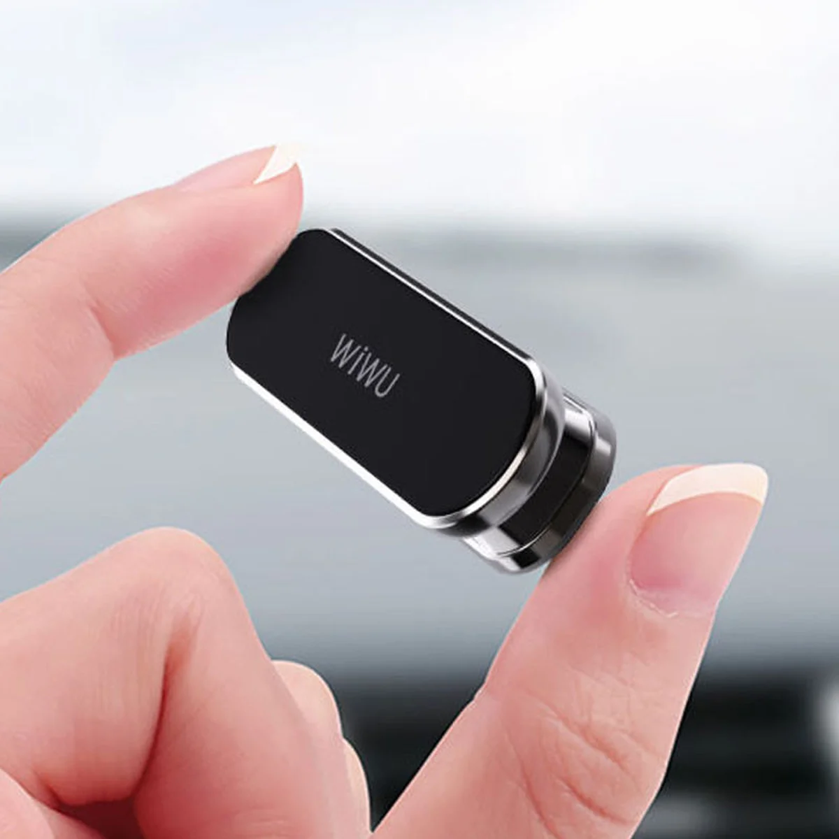 Автодержатель WIWU PL701 Lotto Vehicle Magnetic Suction Bracket Черный