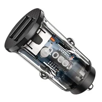 АЗП HOCO DZ3 (2USB / 2.4A) Чорний