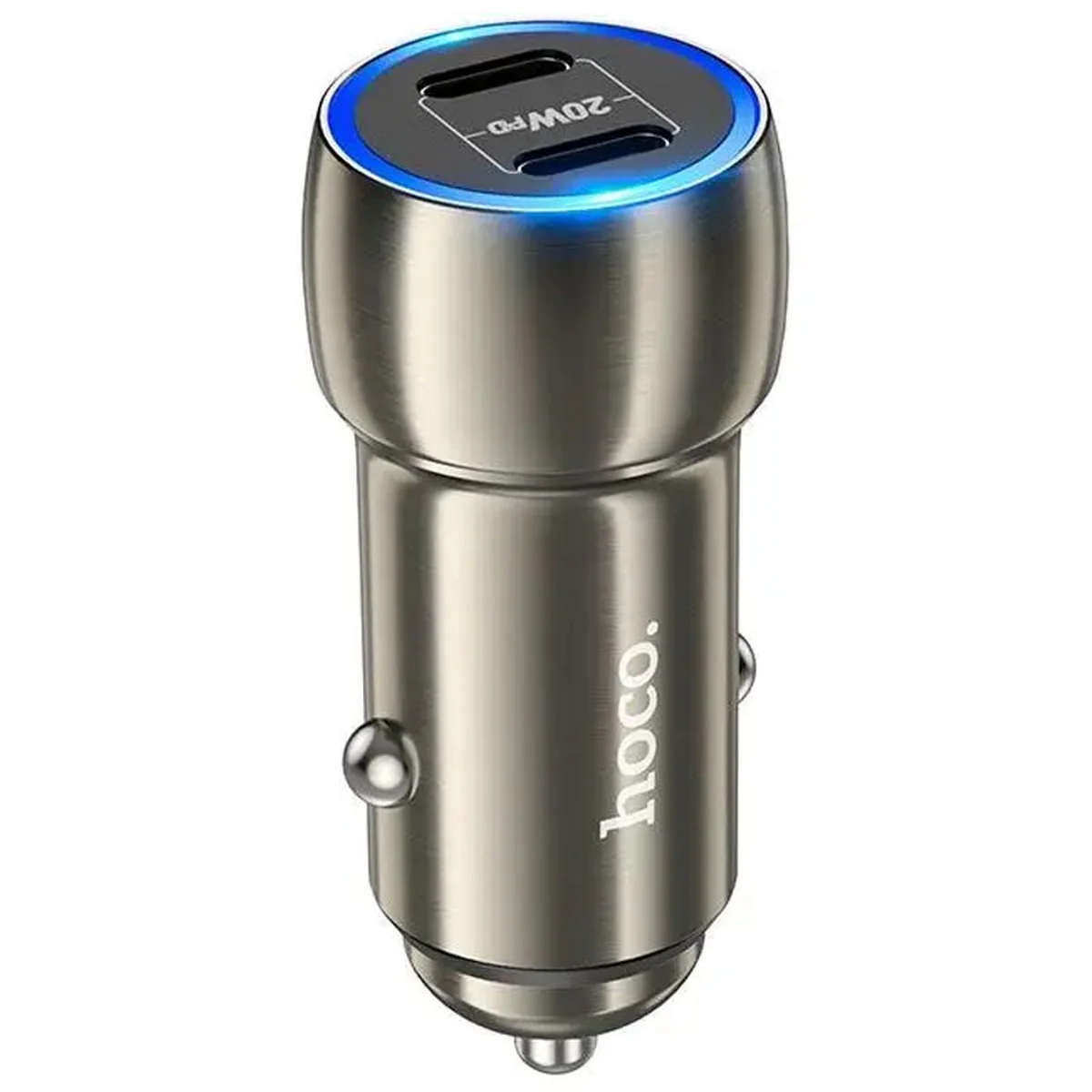 АЗУ Hoco Z48 Tough 40W (2Type-C) Metal gray