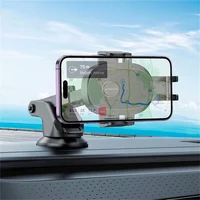 Автотримач Borofone BH93 Grand one-button (center console) Black