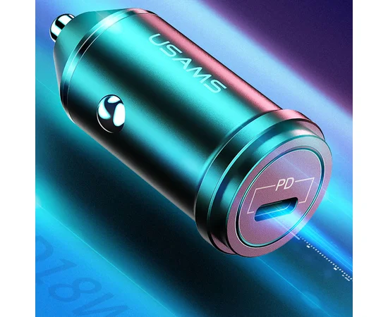 АЗУ Usams US-CC095 C14 18W PD3.0 Fast Charging Черный