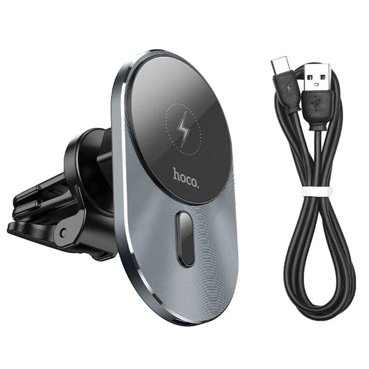 Автодержатель Hoco CA91 магнитный Серый