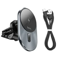 Автодержатель Hoco CA91 магнитный Серый