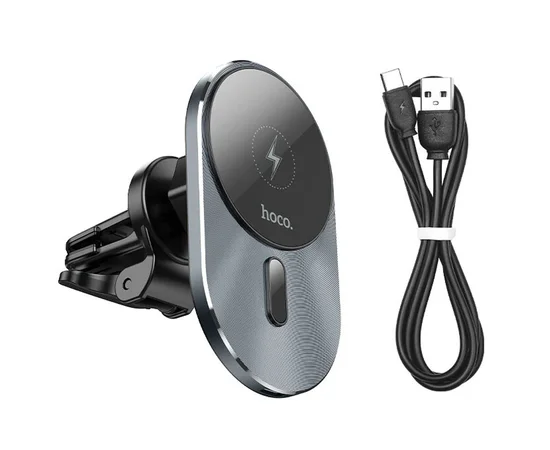 Автодержатель Hoco CA91 магнитный Серый
