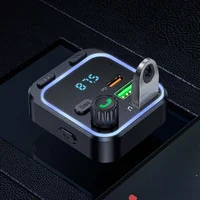 АЗУ FM модулятор Borofone BC53 Highway PD20W+QC3.0 Black