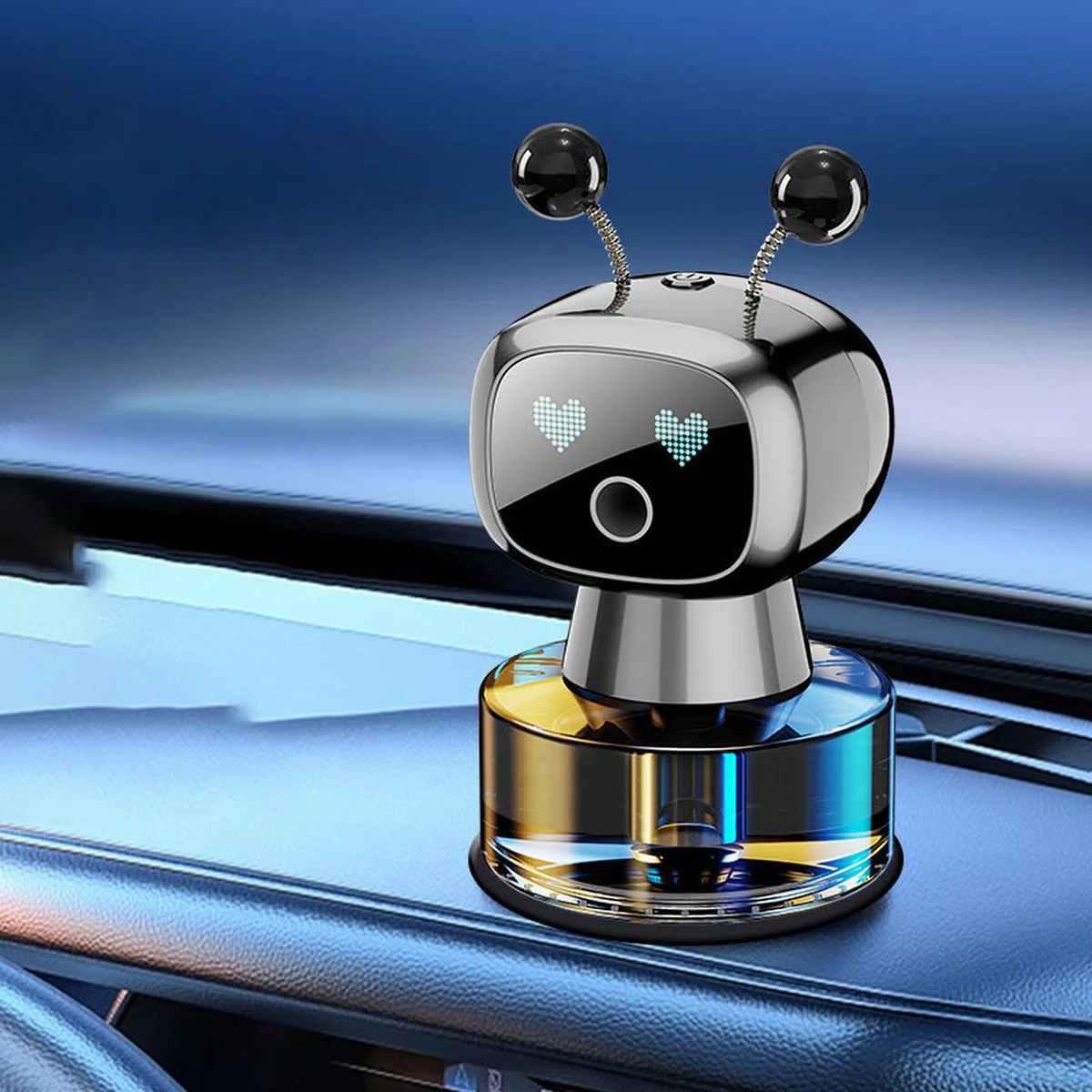 Ароматизатор/освіжувач повітря в машину Smart Robot in Love Silver
