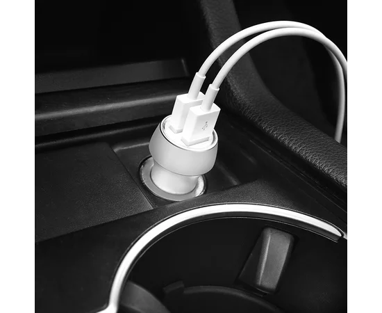 АЗУ Hoco Z7 (2USB/2.4A) Стальной